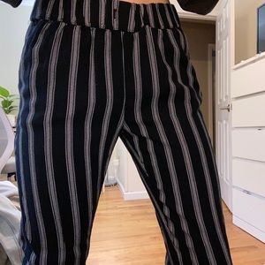 American eagle flowy striped pants